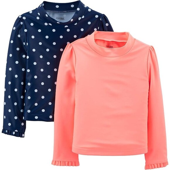 Carter's Toddlers and Baby Girls' Assorted Rashguard Sets, Pack of 2 size 24m - Picture 1 of 6